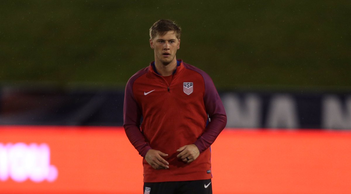 USMNT's tweet photo. #USMNT head coach Bruce Arena confirmed tonight that @thewalkerzim will earn his first cap in #USAvJAM Friday. 🇺🇸⚽🇯🇲 https://t.co/xwyun1HLUT