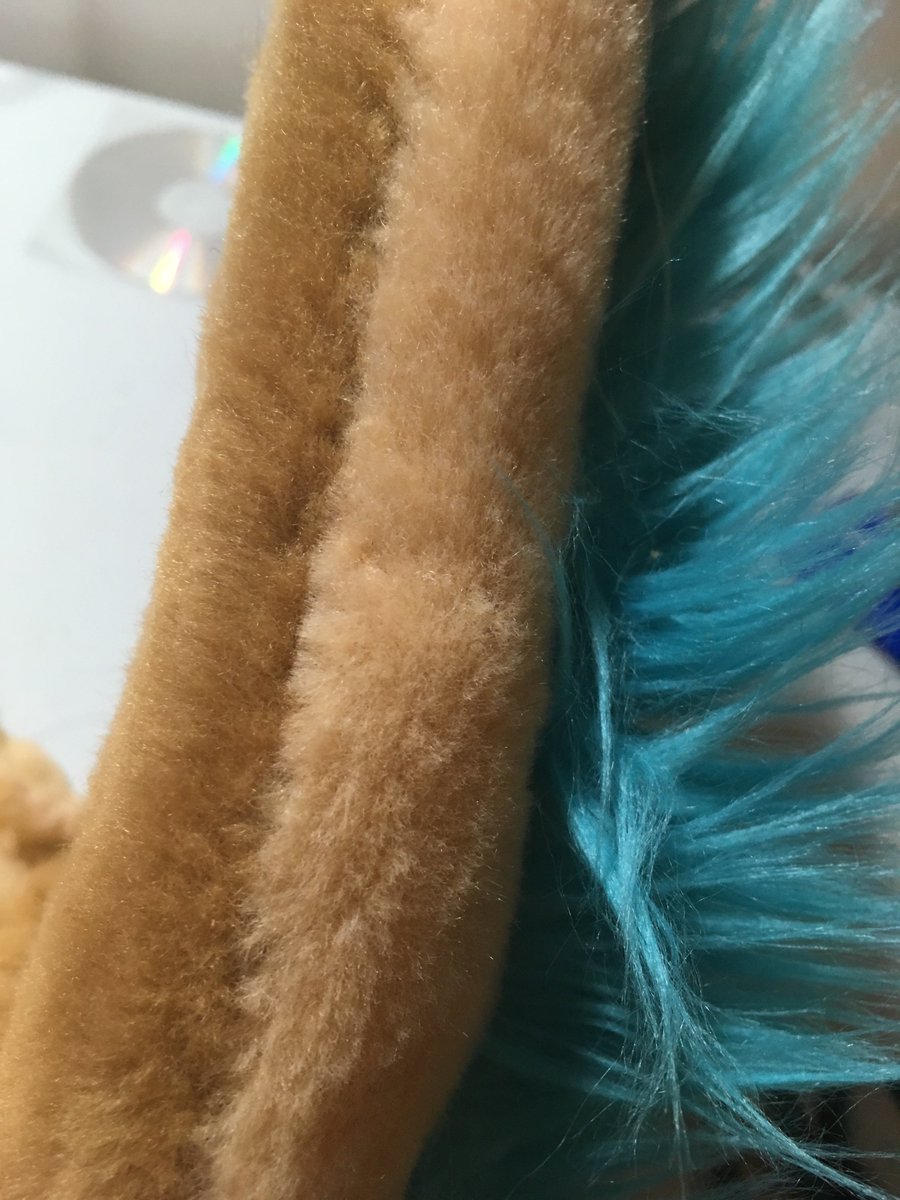 fursuitpatterns's tweet photo. Finished handsewing one ear! #invisiblestitch https://t.co/BSyxzIZk0h