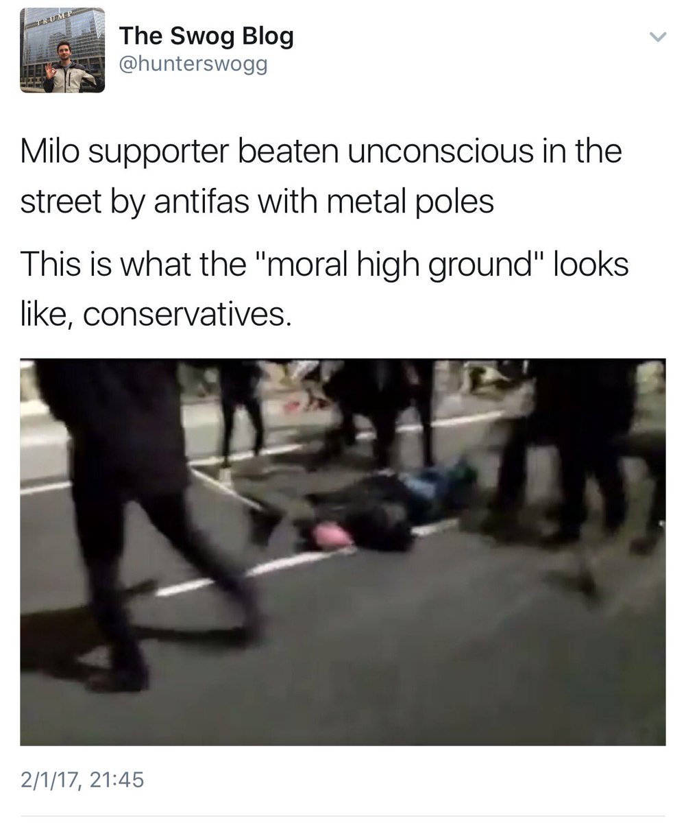 Francis_Marion's tweet photo. THINK: What #GOP members have publicly condemned @UCBerkeley savage violence?
And you voted for them why?
#AmericaFirst #miloatberkeley https://t.co/iOYsa0TIL2