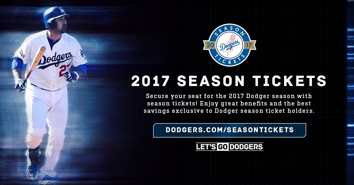 Los Angeles Dodgers on X: Make Dodger Stadium your second home with 2017  season tickets! 🔗:   / X