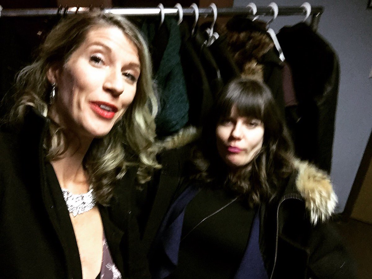 ynrtheseries's tweet photo. We love working together! Y&R Director @bnordstewart and writer @ideababybaby takin coat check selfies #womeninfilm https://t.co/8fpGutOyQU