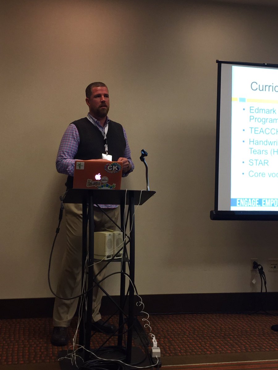 Listening 2 <a href="/MCCSC_EDU/">Monroe County CSC</a> tchr @markhowardclass present data on student progress <a href="/ICASEIndiana/">ICASE</a> state conference - wow! Makes me #proud2BMCCSC