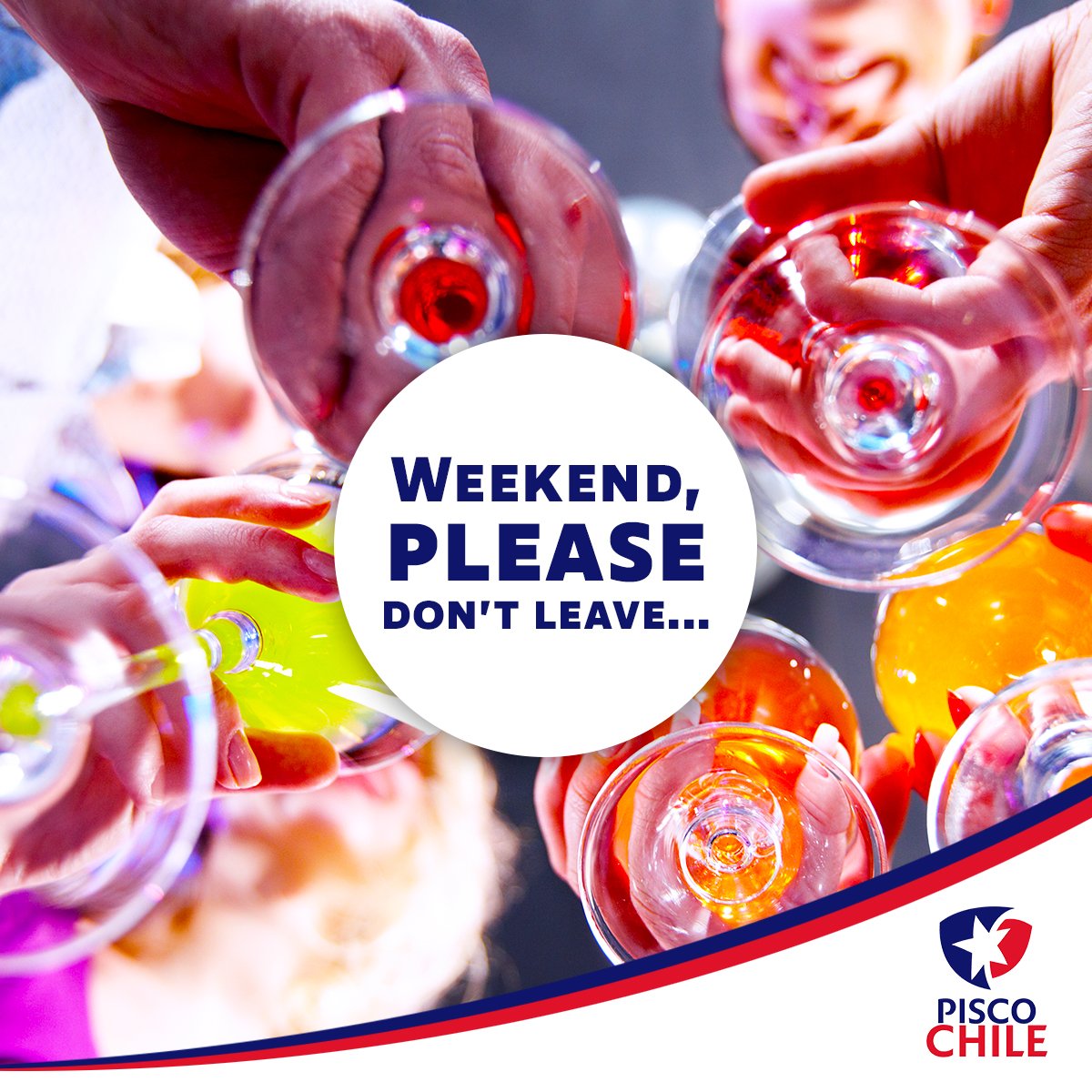 PiscoChile's tweet photo. Weekend, please don't leave … #SundayFunday https://t.co/BKM25X8vNJ