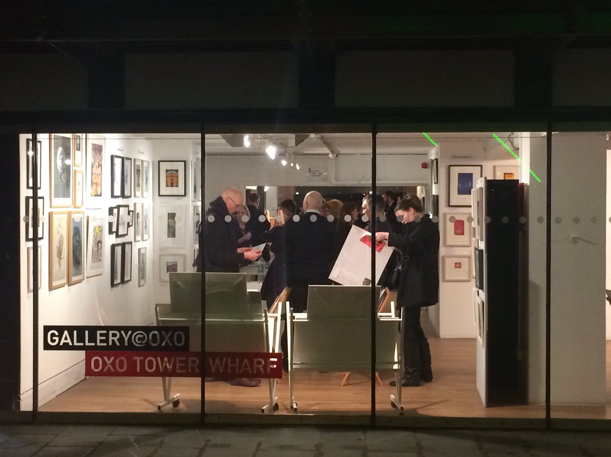SBPrintmakers's tweet image. Great turnout for the private view of the #Limited Editions #exhibition @OxoTowerWharf #gallery #printmaking #art until Feb 12th