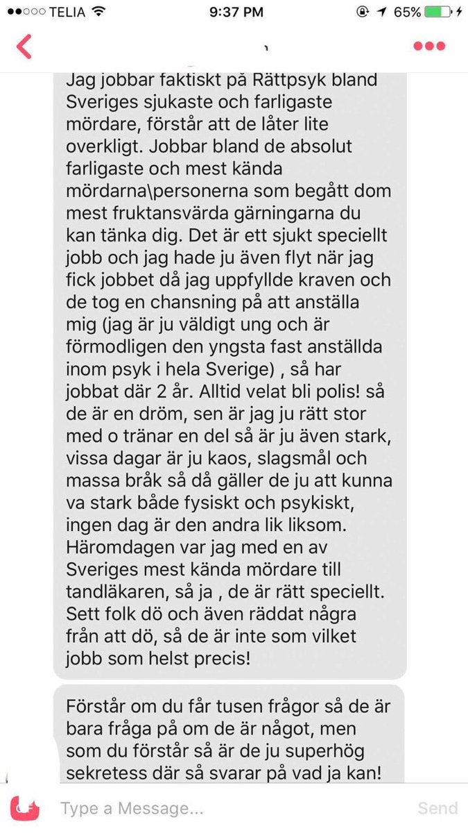 "Vad jobbar du med?"