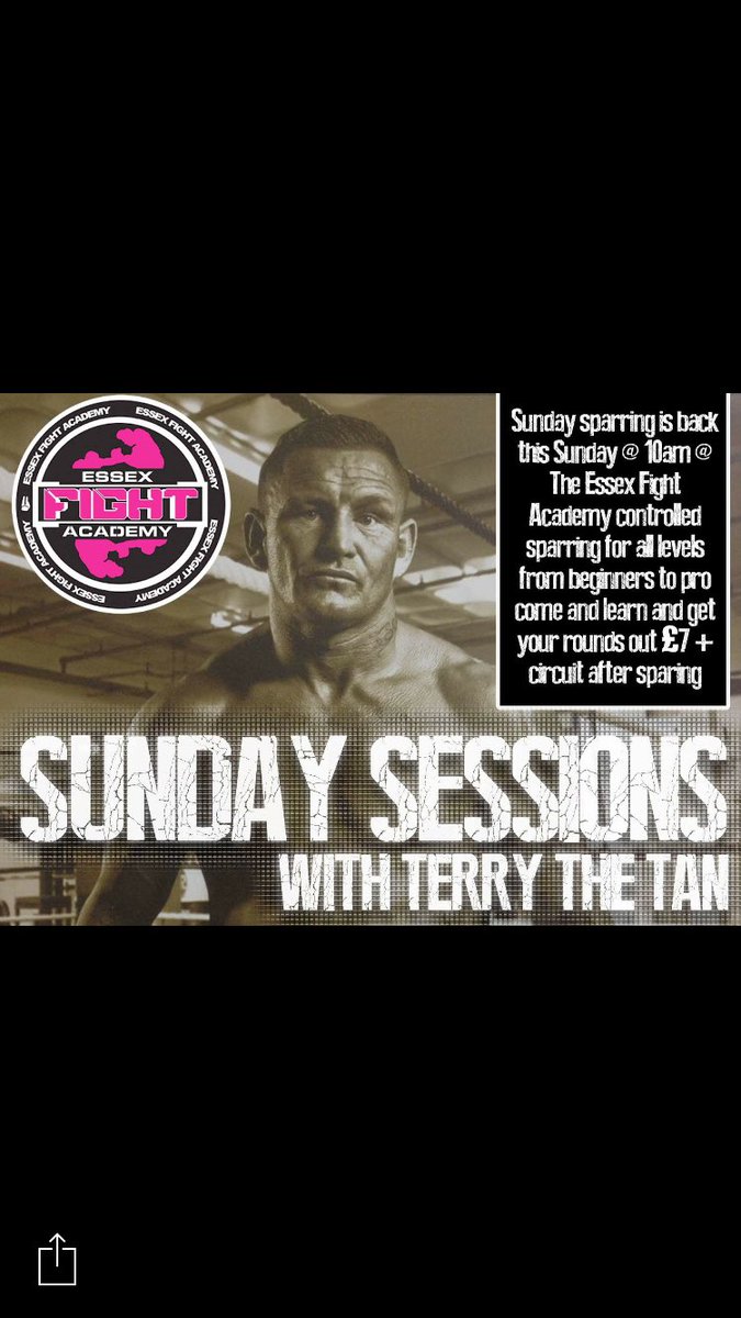 TerryTheTan's tweet photo. Sunday at 10am Essex Fight Academy morning sparring all welcome all levels all weights come get your rounds out. + circuit after 👊💪👊 https://t.co/KwF4xqJKUT