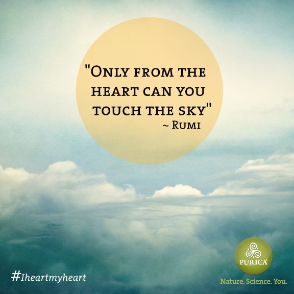 PuricaWellness's tweet photo. Here's a little #HeartInspiration for your Thursday, what are everyone's #HeartHealthy plans for the weekend? #HeartMonth #PURICA https://t.co/jJdqp3a2uD