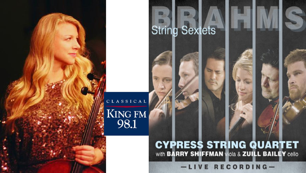 _CrossoverMedia's tweet photo. Thanks @DiscDoggie & @KingFM #seattle for your #interview with @cypressquartet #cypresstringquartet #cellist Jennifer Kloetzel. https://t.co/1FSaKoksAn
