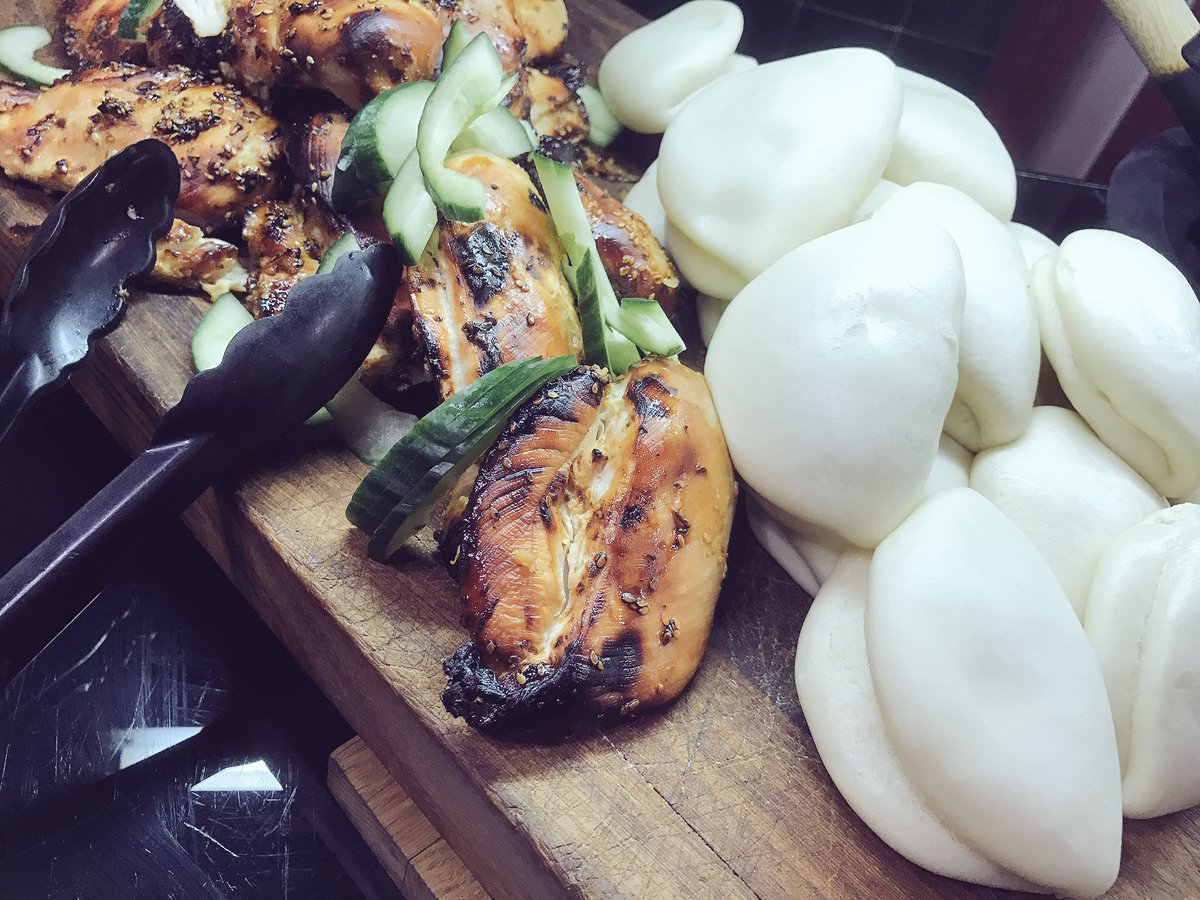 PFfoodie's tweet photo. Chinese New Year at @PFBoarding 🎎 Lemon Chicken Hirata bun, Homemade Prawn Toast                     Spring Rolls @ChartwellsInd https://t.co/OixkA3r2po