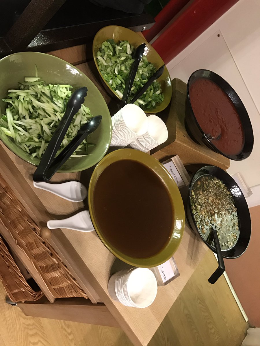 PFfoodie's tweet photo. Chinese New Year at @PFBoarding Chinese style takeway 🎎 shredded duck @ChartwellsInd @priors_field https://t.co/I8MOed4QMX