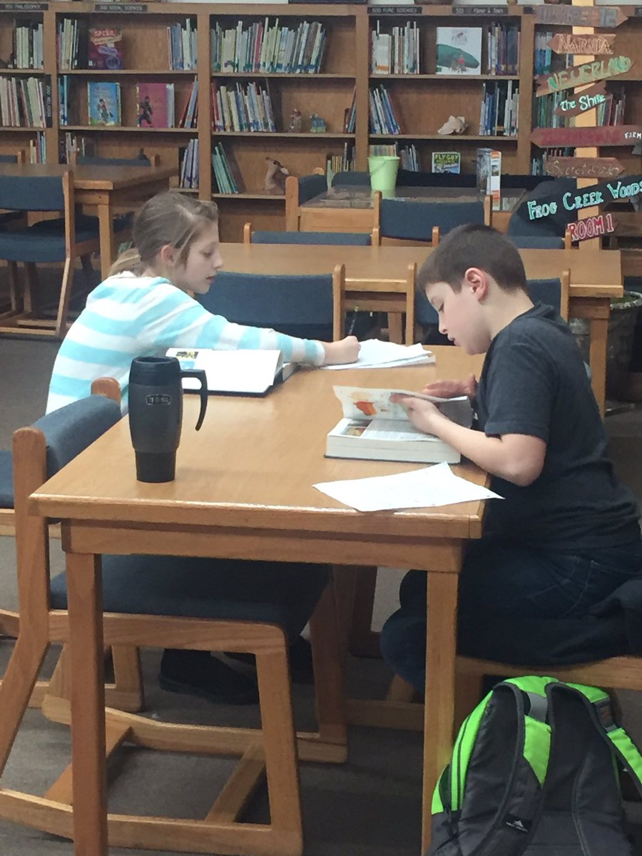 NinjaBookQueen's tweet photo. A little old school research with the encyclopedias this afternoon. #mceslibrary https://t.co/QF1omcJzeQ