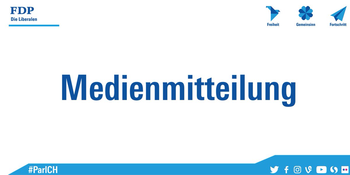 Parteipräsidentenkonferenz sagt Ja zur Energiestrategie 2050 #ChVote #Abst17 #ES2050 fdp.ch/kommunikation/…