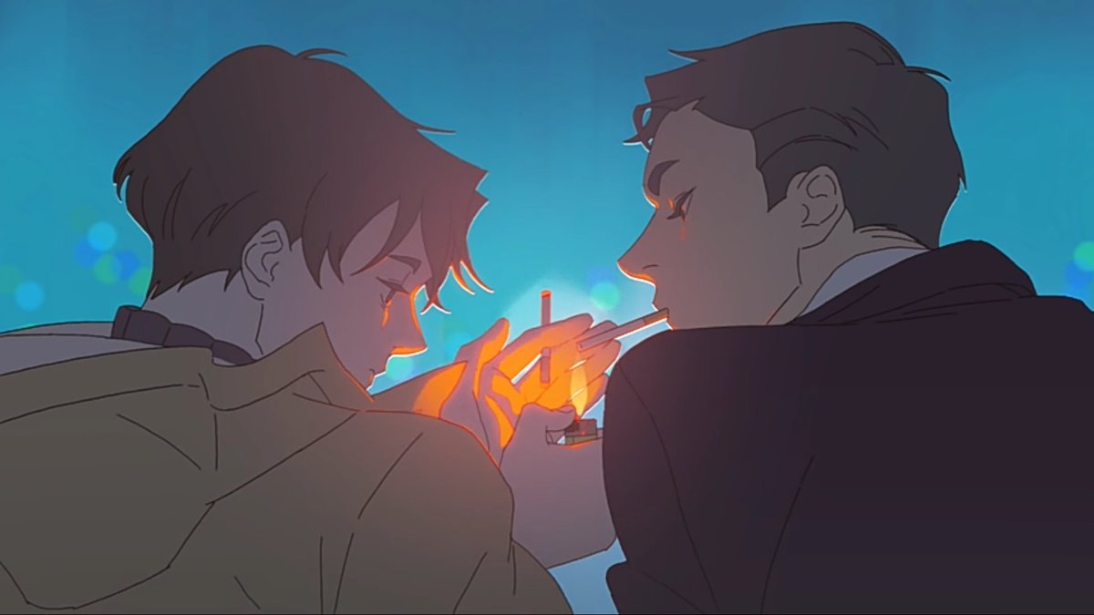 ANayyeesoe167's tweet photo. No wonder Myeongy would fall for him. ๐โค๏ธโค๏ธ
#Hyperventilation #yaoi #BLanimation #BL #Korean https://t.co/2euOOmbr0H