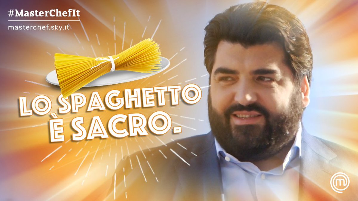 Mai toccare lo spaghetto a un napoletano, soprattutto se è @AntoninoChef... ✋ 😜 #MasterChefIt
