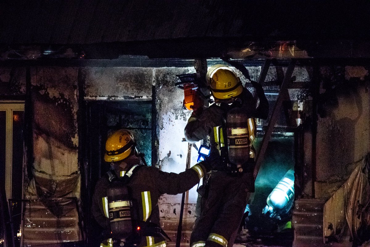 HooksHalligans's tweet photo. #CKFire crews overhaul after a quick knock at the Flamingo Motel on Sunday #HooksHalligans #chiefmiller https://t.co/4f7faVKmXY