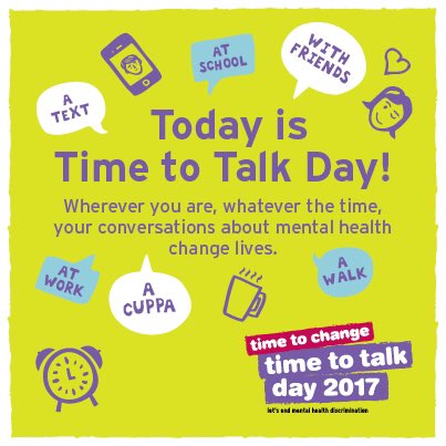 Break the silence #TimetoTalk
