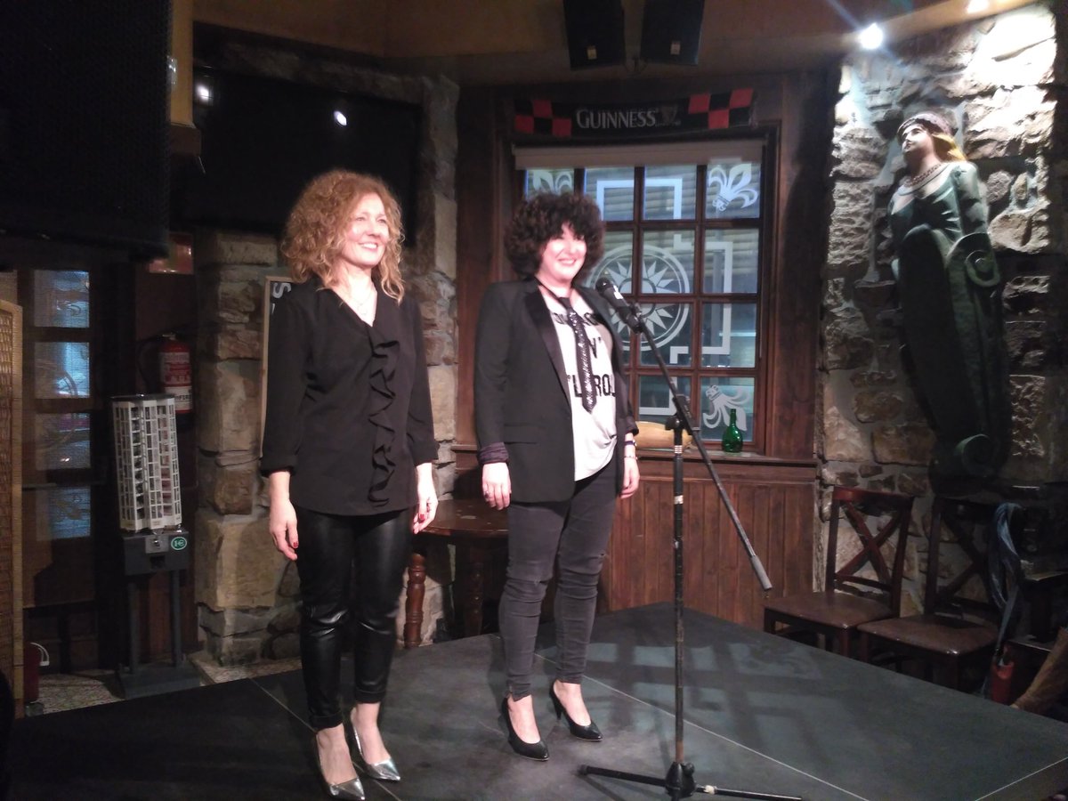 Y terminado el divertidísimo espectáculo que Sol y Gemma nos han dado en el Picachilla de Gros. Monolokos! #Poltsiko #Antzerkia #Donostia