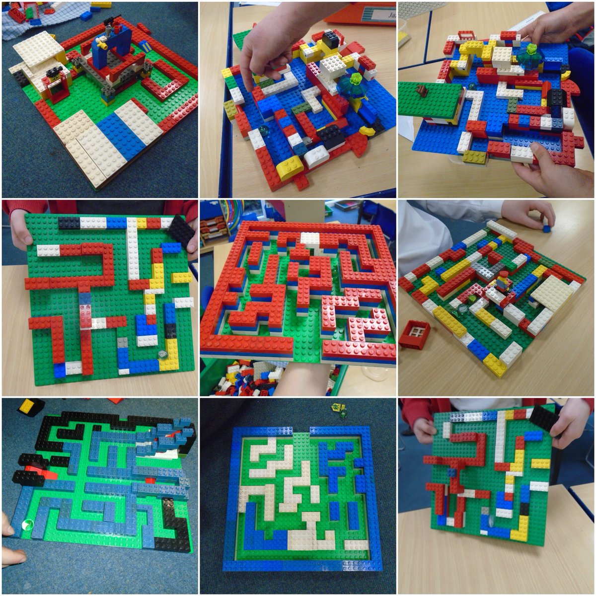 FrintonLego's tweet photo. Another great week at #LEGO club-this week's challenge was to design a maze for a marble with turns, tunnels and dead-ends. Loved it! #STEM https://t.co/2O7a8JvmgP