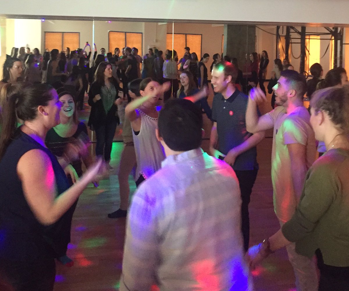 EFNorthAmerica's tweet photo. We started our own version of @lunchbeat! Introducing EF's Disco Lunches, held every Thursday @ noon. #lunchbeat #disco #efhelloworld #EF https://t.co/y9gVa4rIDx