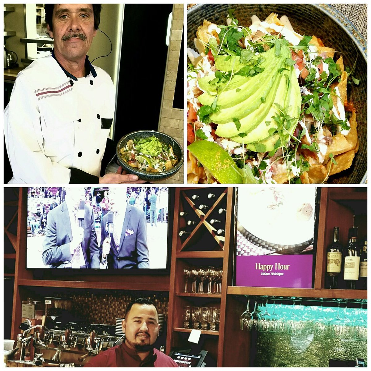 SayHeckYah's tweet photo. Watch the #BigGame  with #bartender Jose @thesocialightca! Happy hour at 3pm. Duck nachos by #SousChef Jay #allorganic #campbellhappyhour https://t.co/lHb1HimXST