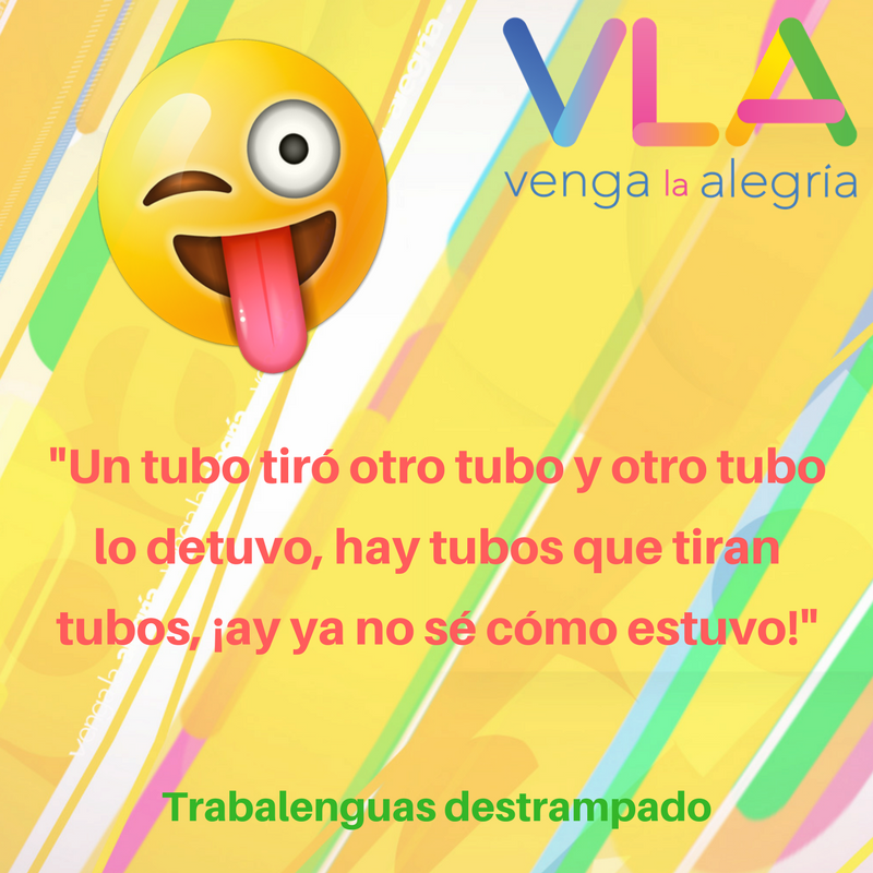 VengaLaAlegria's tweet photo. ¡Te retamos a que no te trabes con el trabalenguas destrampado! Lo lograste RT🔁 Te trabaste FAV❤️ @losdestrampados😜 https://t.co/npAtMGIKas https://t.co/d4U7Mhhh3h