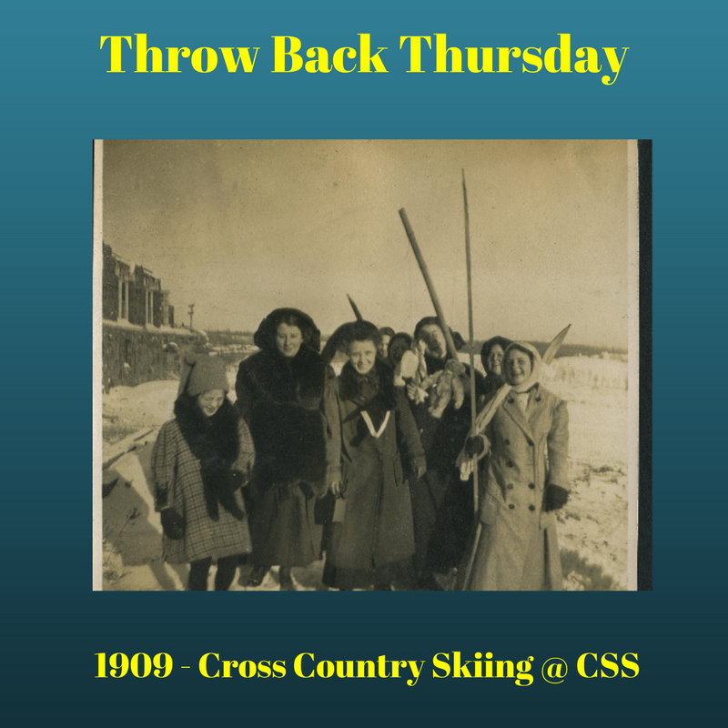 CSS_Lib's tweet photo. #TBT Students are going cross country skiing at CSS. https://t.co/D0wzpAM0RI #CSSLibrary #CSSArchives https://t.co/uCiVLgsiIY