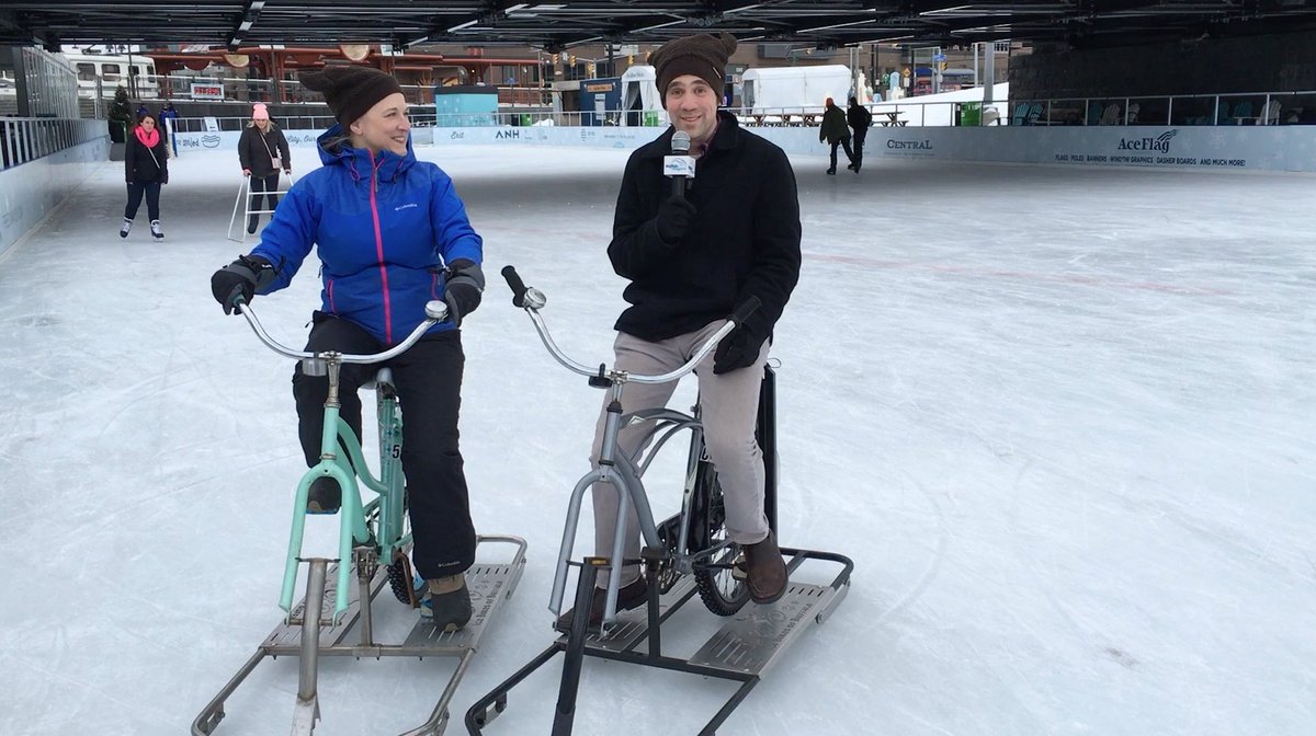 VisitBuffalo_'s tweet photo. Check out our chat w/ #IceBikes of #Buffalo owner, Lisa Florczak, & get the scoop on this @CanalsideBflo attraction: https://t.co/skXKJQwr4z https://t.co/ubKSK2qiT5