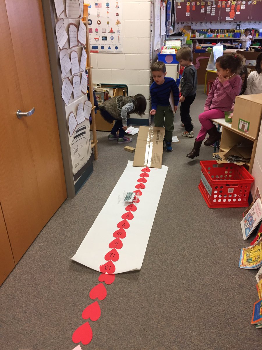 MsRyankdg's tweet photo. Testing out our our cool race cars @barbararose220 #forceandmotion#kindergartenengineers https://t.co/LZ4GjUOlm8