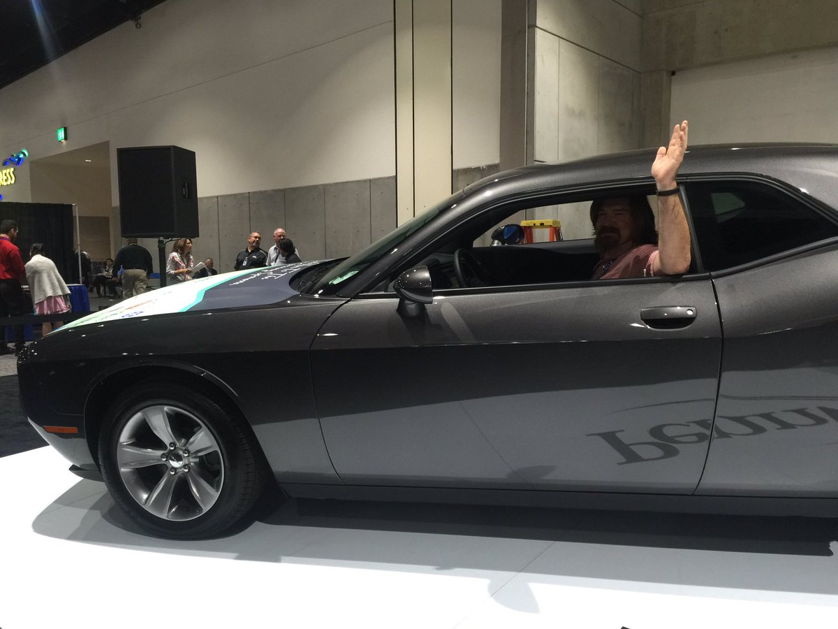 TamaraMcCleary's tweet image. I was robbed! 

Oops, I meant &quot;Congratulations!&quot; to that sweet man without a Twitter account who won my Challenger! 

#dtech2017 #winner