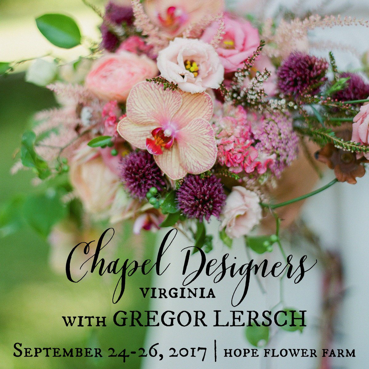 Registration is open! First ever Chapel Designers event with world renowned designer <a href="/gregorlersch/">Gregor Lersch</a>. To Register: tinyurl.com/z8c4rtl