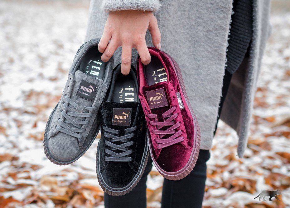 joyería Playa Vendedor JustFreshKicks on Twitter: "#RESTOCK Rihanna x Puma Creeper 'Velvet' =&gt;  https://t.co/ntBuyZHjv1 https://t.co/Uc1DQQQdHq" / Twitter