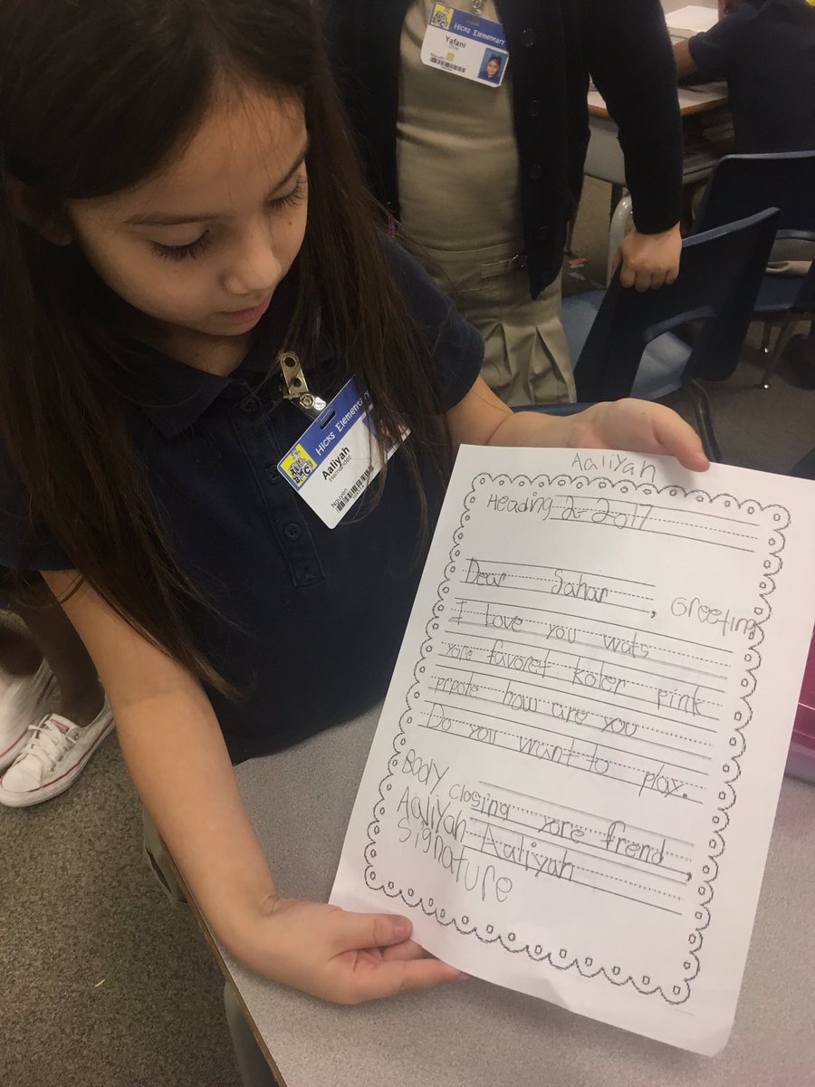 MsNguyensClass's tweet image. Authentic letter writing in action! Students write a letter to another class then pass them out during recess. Can&apos;t wait to write back!