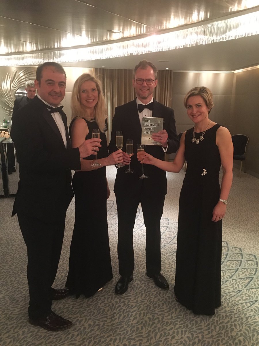 batsa's tweet photo. my beloved 2 words come together innovation in learning gold winner@bnmurphy14 @ancani @matthews_kate @Citi #LearningAwards https://t.co/3cfDSuvcdV