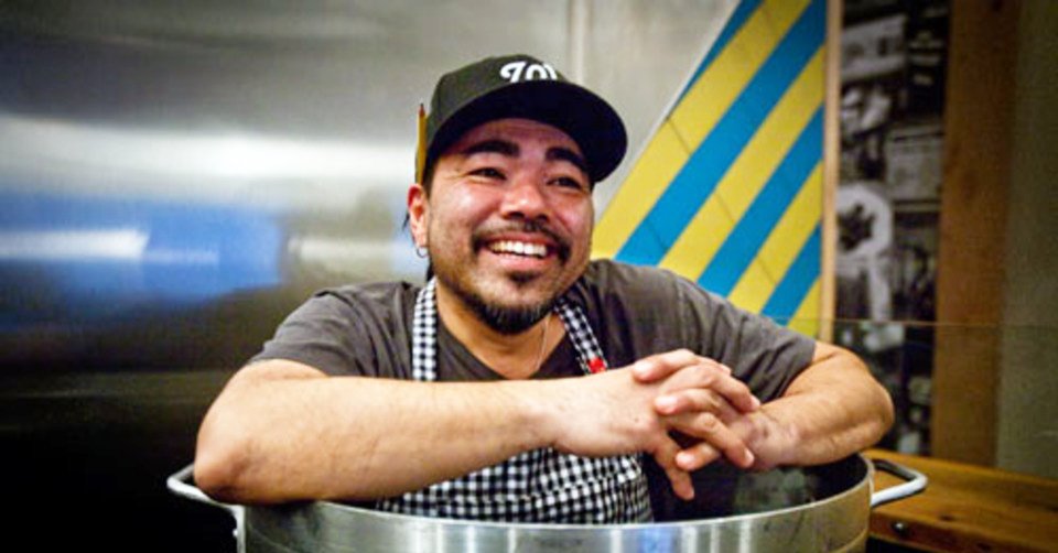 Thrilled to have <a href="/chefkatsuya/">katsuya fukushima</a> of <a href="/Daikayadc/">Daikaya</a> as a guest judge for phase 2 of our #MarketBasket challenge! #FoodFight #Culinary #ChefsLife