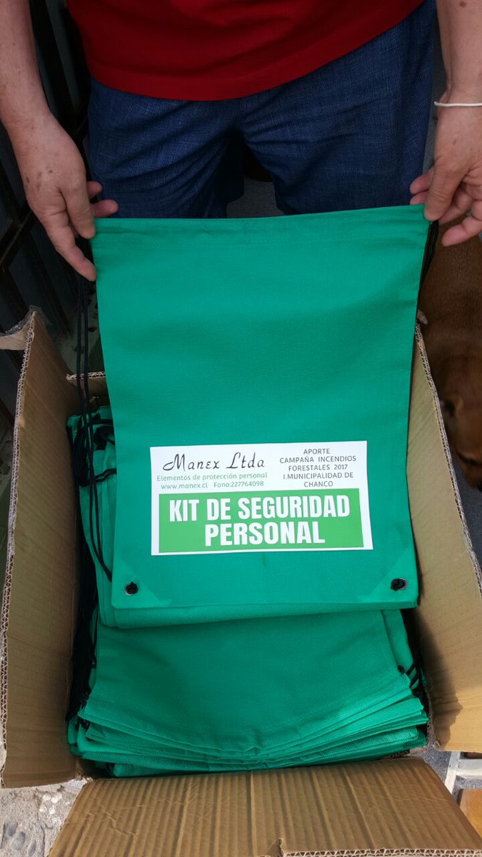 G_PrensaDigital's tweet photo. #ChancoTeNecesita ¡Anímate!
Asi se prepara Manex Ltda para donar a  Chanco Kit de Seguridad https://t.co/IKjQ0gjOe8