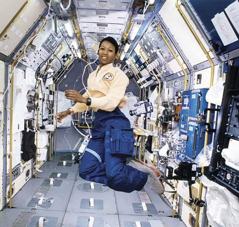 NAACP's tweet photo. In 1992, Dr. Mae Jemison became the first African-American woman to venture into space. #BlackHistoryMonth https://t.co/gCmxDrWma6