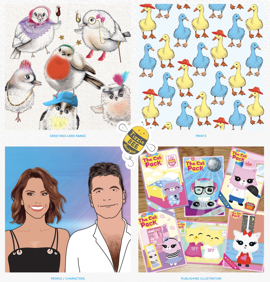 TizzieBeeDesign's tweet image. TizzieBeeDesigns.com  ...is now online  👀📲💻🖥 👋🏼 #art #design #illustration #greetingscards #XFactor #birds #ducks
