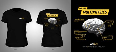 ANSYS's tweet photo. Find out how to get a free #multiphysics t-shirt from ANSYS booth 943 #DesignCon17 #DesignCon2017 @UBMDesignCon #DesignCon https://t.co/Tpjo9FR08r