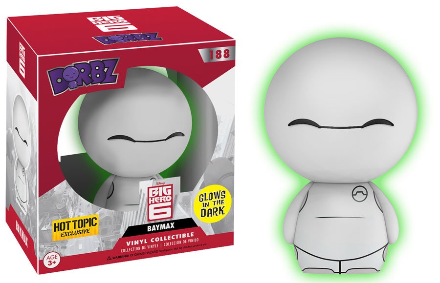 OriginalFunko's tweet image. RT &amp;amp; follow @OriginalFunko for the chance to win a @HotTopic exclusive glow-in-the-dark Baymax Dorbz!