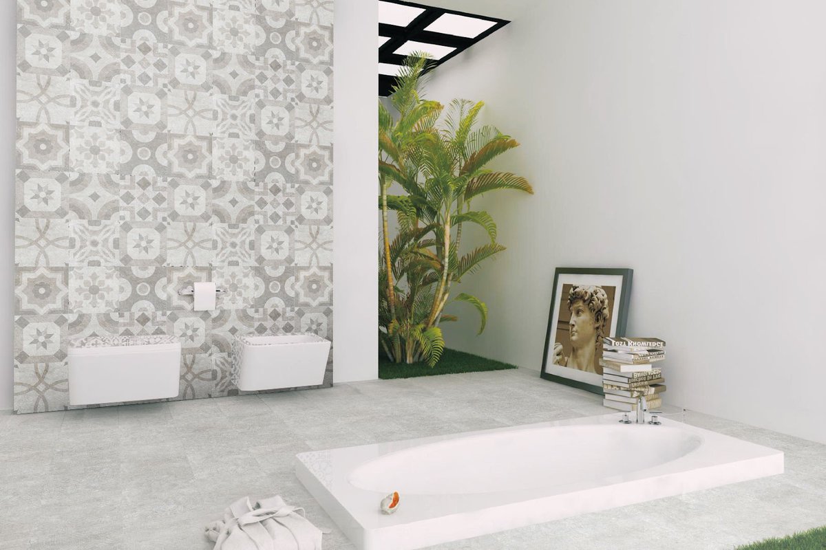 These unique #artdeco #tiles add classic character to any space! Choose from 8 patterns and 2 sizes: bit.ly/milanotile