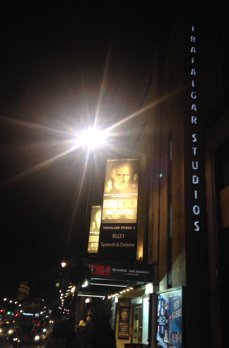 fleming_melissa's tweet photo. One of the best things I've ever seen! Thank you @ATGTICKETS for this... @BuriedChildPlay utterly mesmerising and acted beautifully. https://t.co/UNxk5uspBG