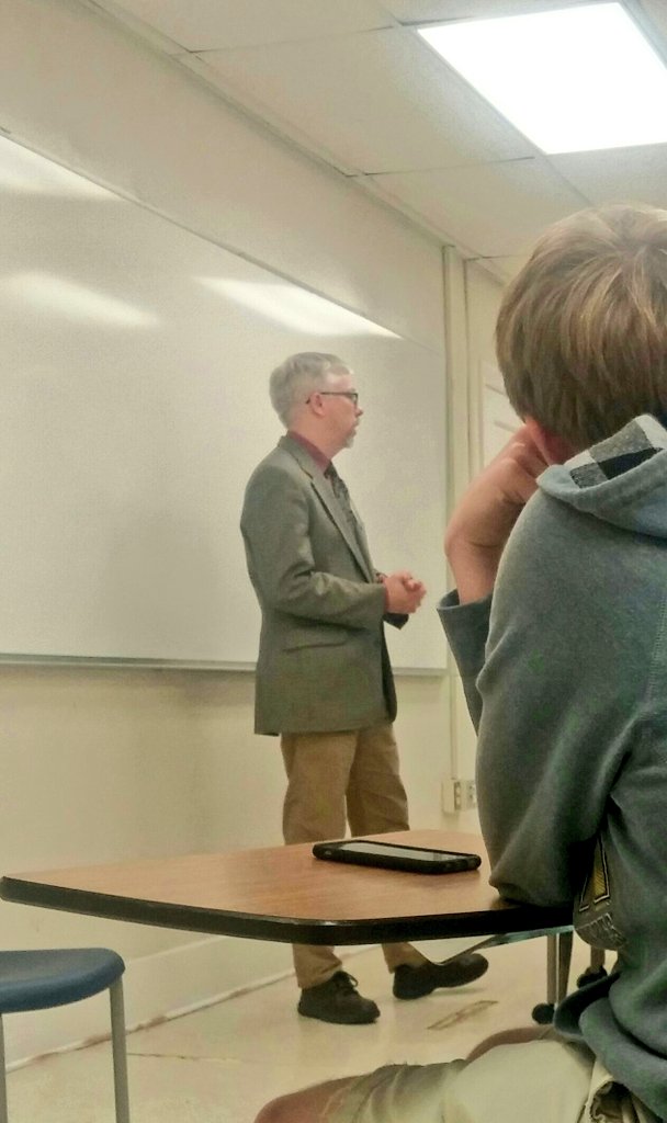 A big thanks to <a href="/PLConnelly/">Patrick Connelly</a> for speaking at today's meeting! Very insightful take on why we study history!