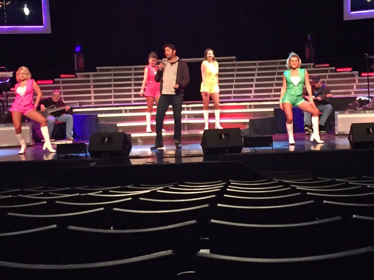 The Temptations and Elvis  (Cody Ray Slaughter) rehearsals going on right now. Show opens tomorrow night, Feb 3rd at 8 pm!