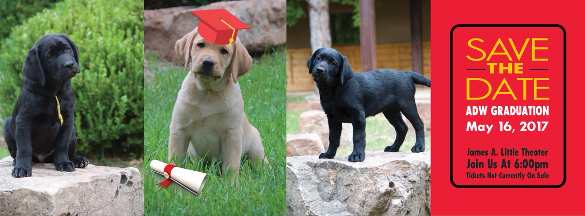 ADWSantaFe's tweet photo. SAVE THE DATE for ADW Graduation 2017. Join us May 16 at 6pm in the James A. Little Theater. Tickets on sale soon. #ADWSantaFe https://t.co/L1uD8DA5l1