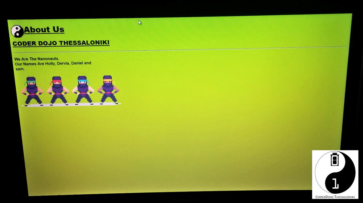 CoderDojoThess's tweet image. Our Ninjas started to build their own #Website with #Code and @CoderDojo's #NANOBook! 🖥️☯️😃
#coding #HTML #CSS