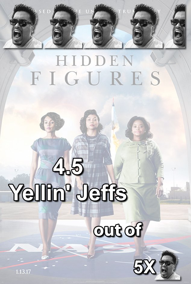 The_Flipsider's tweet photo. YJ viewed #HiddenFigures Powerful film with the emotional strength worthy of the historical, true story it tells 4.5/5YJs #movies#movies https://t.co/oNREkyaFSZ