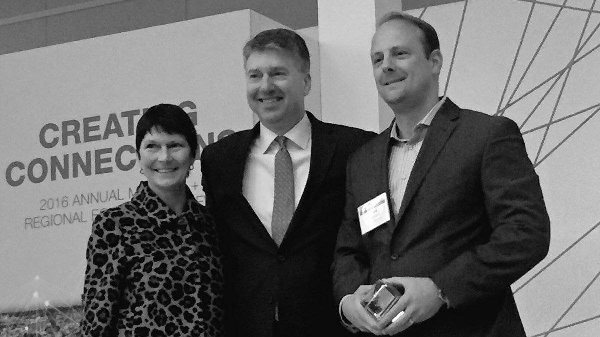 krushtech's tweet photo. #TBT to yesterday when #KrushTech CFO Brian Faust accepted @daytonregion award for 2016 start-up of the year. https://t.co/x9I96FqlDO