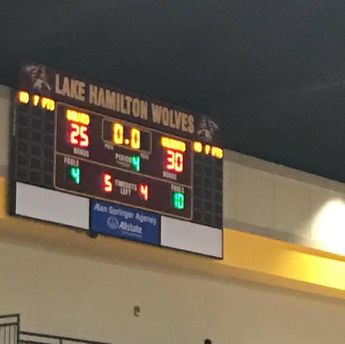 NLRSD's tweet photo. NLRMS 8th grade GOLD girls WIN against Lake Hamilton!! GOLD boys win too! #NLRMS https://t.co/TvXbftOJc8