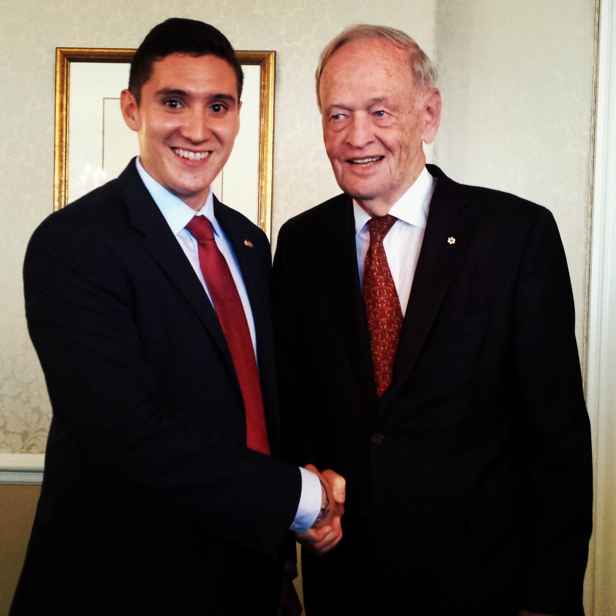 RChavezMP's tweet image. Met with role model and fellow "1%er" Mr Chretien earlier. Today we discussed Corporate and Industry inclusion across Canada.