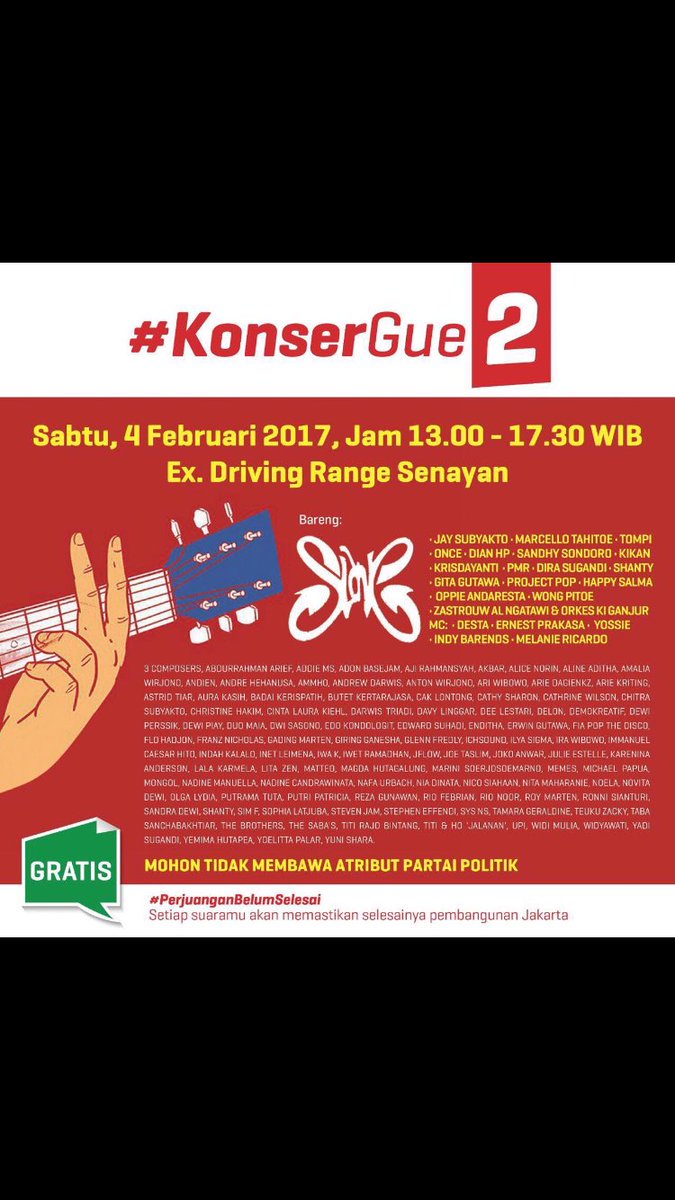 besok, 4 Feb !!! ✌🏾